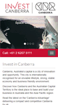 Mobile Screenshot of investcanberra.com